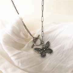 HARUTO Butterfly OT Chain Necklace