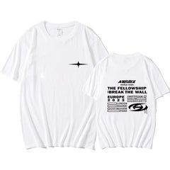 Trendy KPOP Logo Casual Loose T-shirt