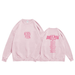 Women's Born Pink Pullover Crew Neck Sweatshirt
