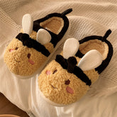 Cute Little Bee Warm Cotton Slippers
