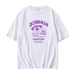 Unisex Kpop Round Neck Loose T-shirt