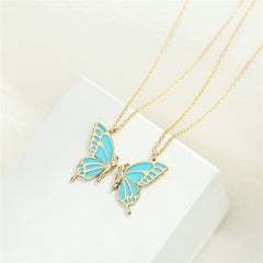 Niche Butterfly Friendship Necklace