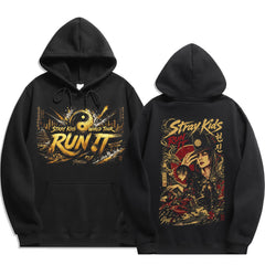 SKZ World Tour Run It Pullover Hoodie