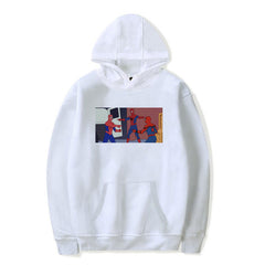 Trendy Unisex Comic Spider Printed Leisure Hoodie