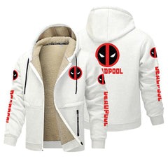 DEADPOOL Velvet Liner Winter Zipper Coat