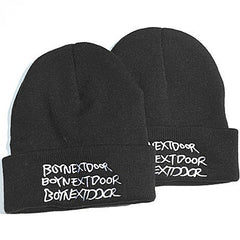 BND Embroidered Knit Wool Hat