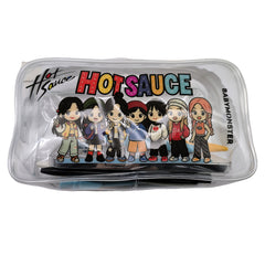 BM Hot Sauce Transparent Cosmetic Bag