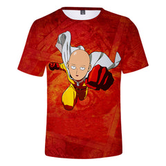 Casual Anime Short-sleeved 3D Printed T-shirt