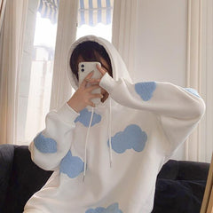 Cottagecore Aesthetic Clouds Hoodie