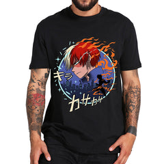 Trendy Anime Crew Neck Short Sleeve T-shirt