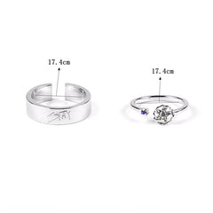Chic Kpop Stay Letter Open Ring