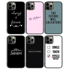 Salvatore Letter Soft IPhone Case