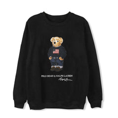 Women's Cute Bear Crew Neck Sweashirt