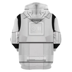 Unisex Storm Trooper Digital Print Cosplay Hoodie