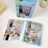Cute Cartoon Neutral Pen 12 Pcs