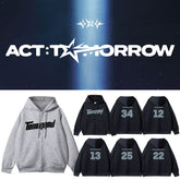 TXT ActTomorrow Letter Zipper Hoodie