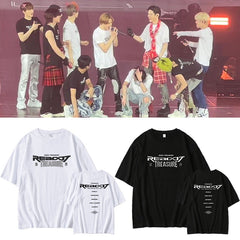 KPOP REBOOT TOUR Printed Short-sleeved T-shirt