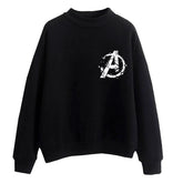 Lovely Girls Candy Color Avengers Logo Sweatshirt