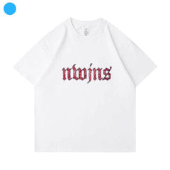 NJZ LOGO Print Short-sleeved T-shirt