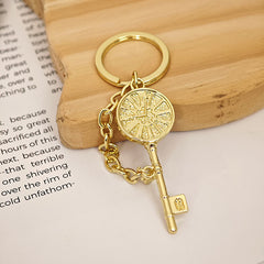 KPOP Golden Key Keychain Pendant