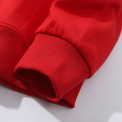 Men's Luffy Anime Print Pullover Hoodie