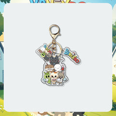 Kpop Cute Cartoon Acrylic Key Chain