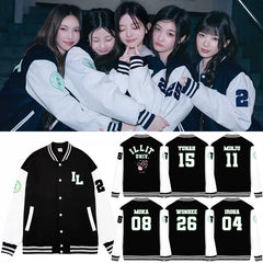 ILLIT UNIV Printed Baseball Thin Coat