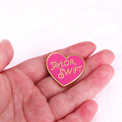 Taylor Brooch Love Badge