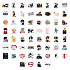 60 Kpop Waterproof Stickers