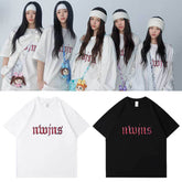 NJZ LOGO Print Short-sleeved T-shirt