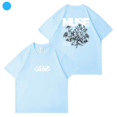 KPOP JIMIN MUSE Print Cotton Loose T-shirt