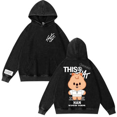 Vintage SKZ THIS & THAT Washed Hoodie