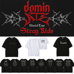 KPOP DominATE Printed Crew Neck Short-sleeved T-shirt