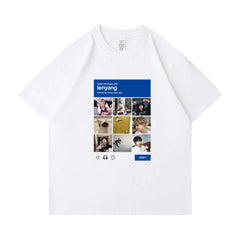 JAEMIN CHENLE Printed Short Sleeve T-Shirt