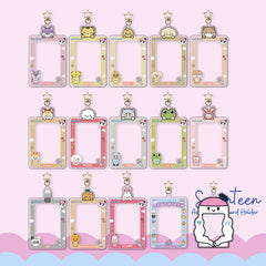 SVT Cartoon PhotoCard Insert Frame Keychain