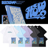 KPOP HOW Graphic Printed Short-sleeved T-shirt
