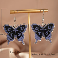 Olivia Acrylic Butterfly Earrings