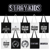 KPOP Hop Letter Printed Canvas Shoulder Bag