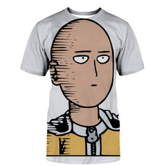 Men's Anime 3D Printed Short Sleeve T-Shirt