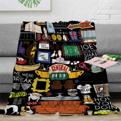 Lovely Friends Flannel Blanket