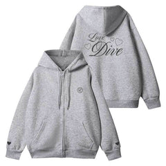 Unisex IVE SCOUT Printed Zipper Hoodie
