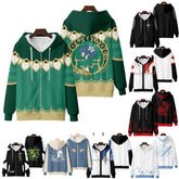 Trendy Game Cos Wanderer Printed Zipper Hoodie
