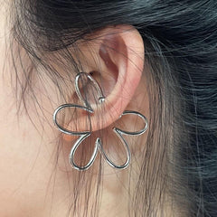 Flower Ear Bone Clips Niche Earrings