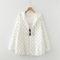 Candy Color Hooded Double-layer Sunscreen Thin Jacket