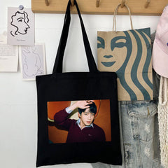 KPOP Poster Print Zipper Handbag