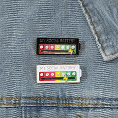 Mood Switch Brooch Badge