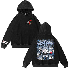 Funny SKZ Graphic Washed Hoodie Top