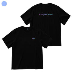 Casual Kpop Logo Crew Neck Short-sleeved T-shirt