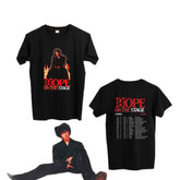 Casual Kpop Letter Short-sleeved T-shirt