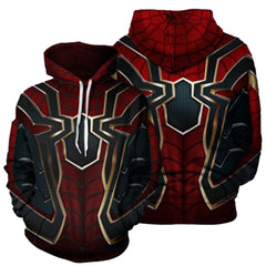 Unisex Trendy Spider Digital Printed Cosplay Sports Hoodie
